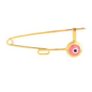 Παραμάνα για κρεμαστό μωρού 925, με κίτρινο επιχρύσωμα. Είναι διακοσμημένη με ροζ ματάκι στρογγυλό με συνθετική πέτρα. Ιδανική για να τη συνδυάσετε με ένα χρυσό ή ασημένιο επίχρυσο φυλαχτό για κορτισάκι!