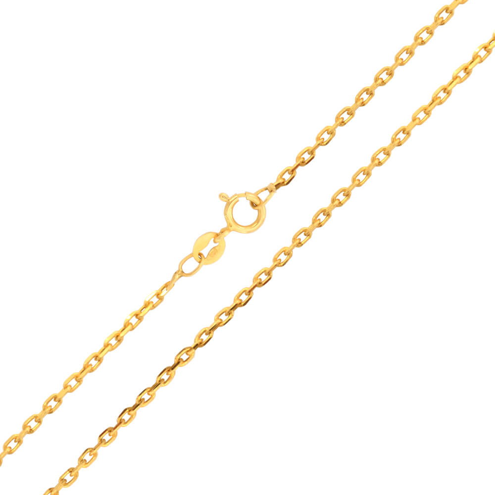 Αλυσίδα χρυσή 14K 791080 Αλυσίδα χρυσή 14K, σε κλασικό σχέδιο κρίκο-κρίκο, σε λουστρέ φινίρισμα. Μία εξαιρετική κλασική επιλογή για ανδρικό και γυναιεκίο σταυρό ή κόσμημα.